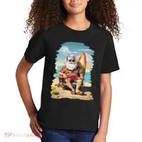 Santa Beach Bum Kids T-Shirt thumb 2