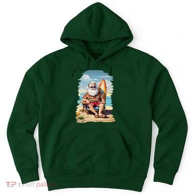 Santa Beach Bum Hoodie