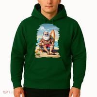 Santa Beach Bum Hoodie thumb 2