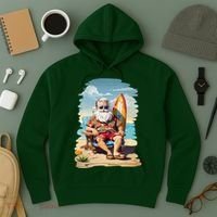 Santa Beach Bum Hoodie thumb 3
