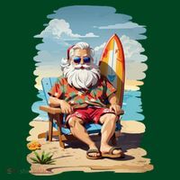 Santa Beach Bum Sweatshirt thumb 3