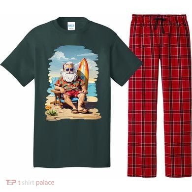 Santa Beach Bum Pajama Set