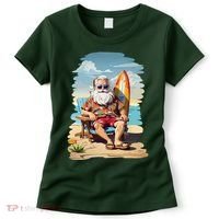 Santa Beach Bum Women's T-Shirt thumb 0