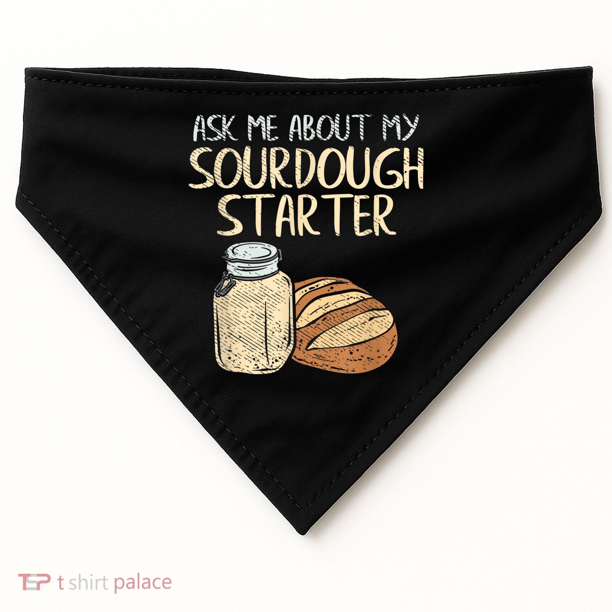 Sourdough Bread Baker USA-Made Doggie Bandana