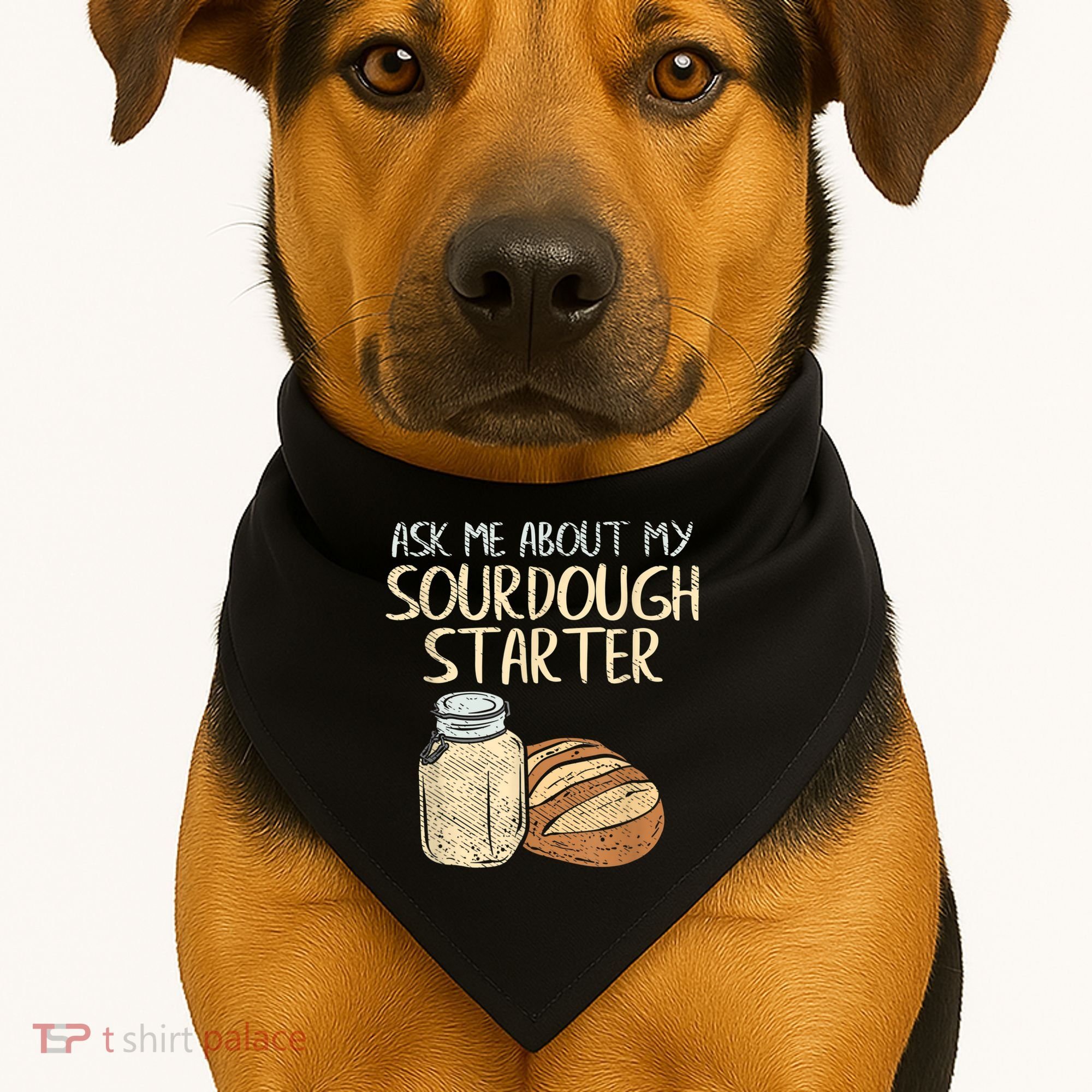 Sourdough Bread Baker USA-Made Doggie Bandana