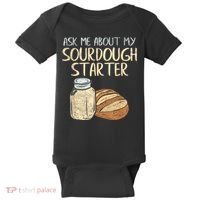 Sourdough Bread Baker Baby Bodysuit thumb 0