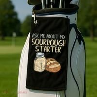 Sourdough Bread Baker Golf Towel thumb 2