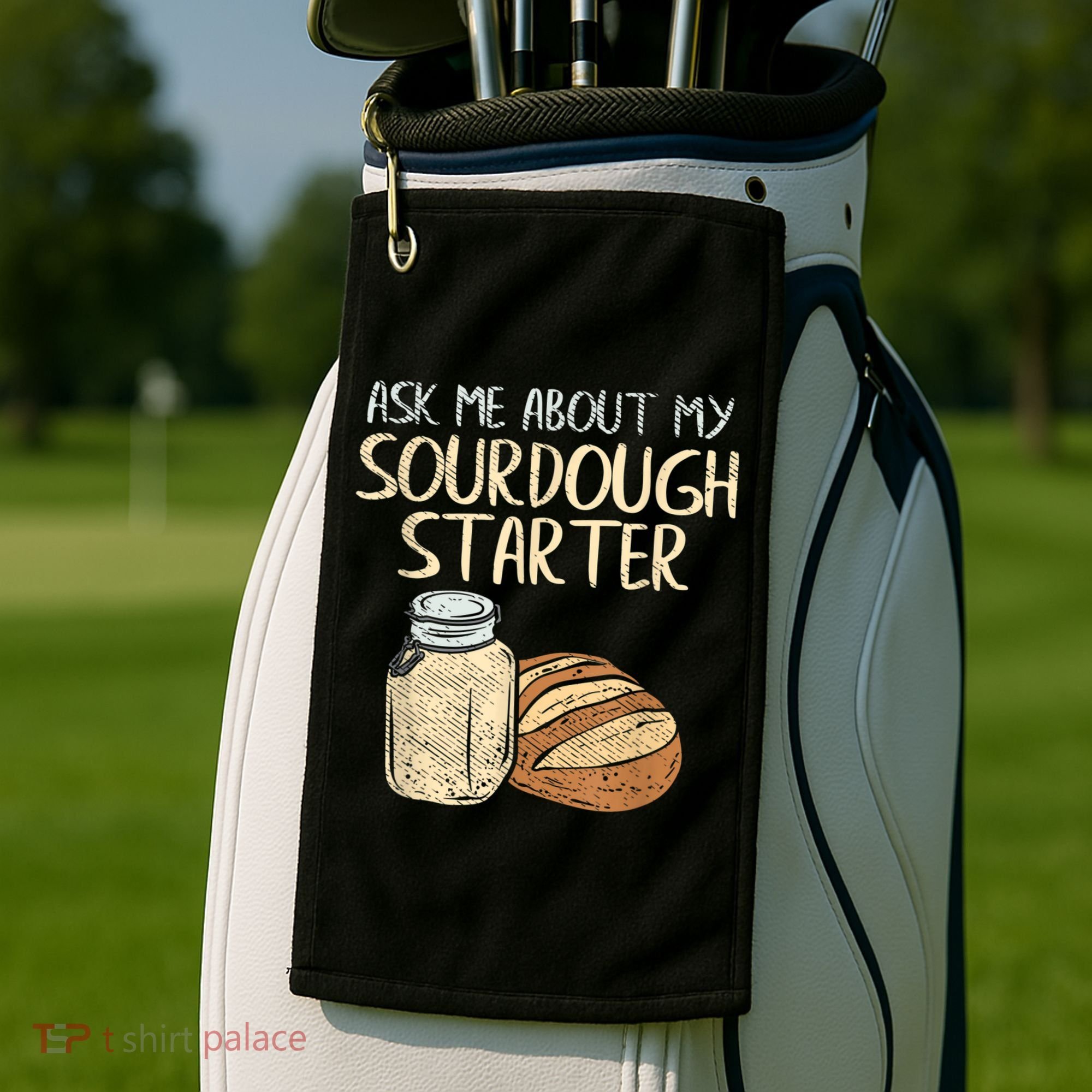 Sourdough Bread Baker Golf Towel