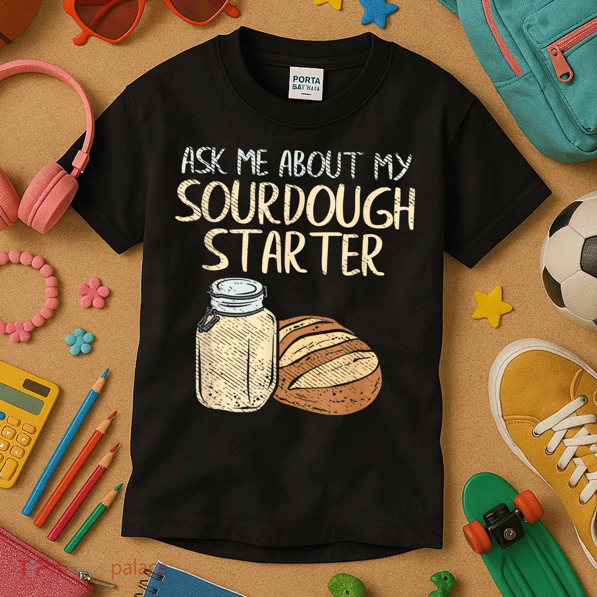 Sourdough Bread Baker Kids T-Shirt