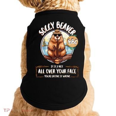 Soggy Beaver BBQ  Doggie Tank