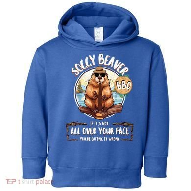 Soggy Beaver BBQ  Toddler Hoodie