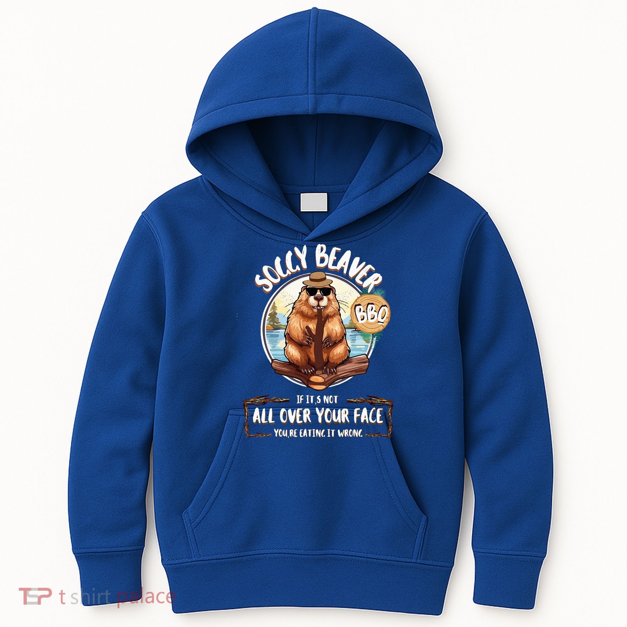 Soggy Beaver BBQ  Kids Hoodie