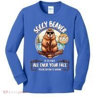 Soggy Beaver BBQ  Kids Long Sleeve Shirt thumb 0