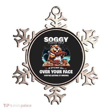 Soggy Beaver Bbq If ItS Not All Over Your Face Beaver Ornament