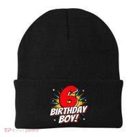 Superhero Birthday Boy Party 6 Year Old 6th Birthday Beanie thumb 0