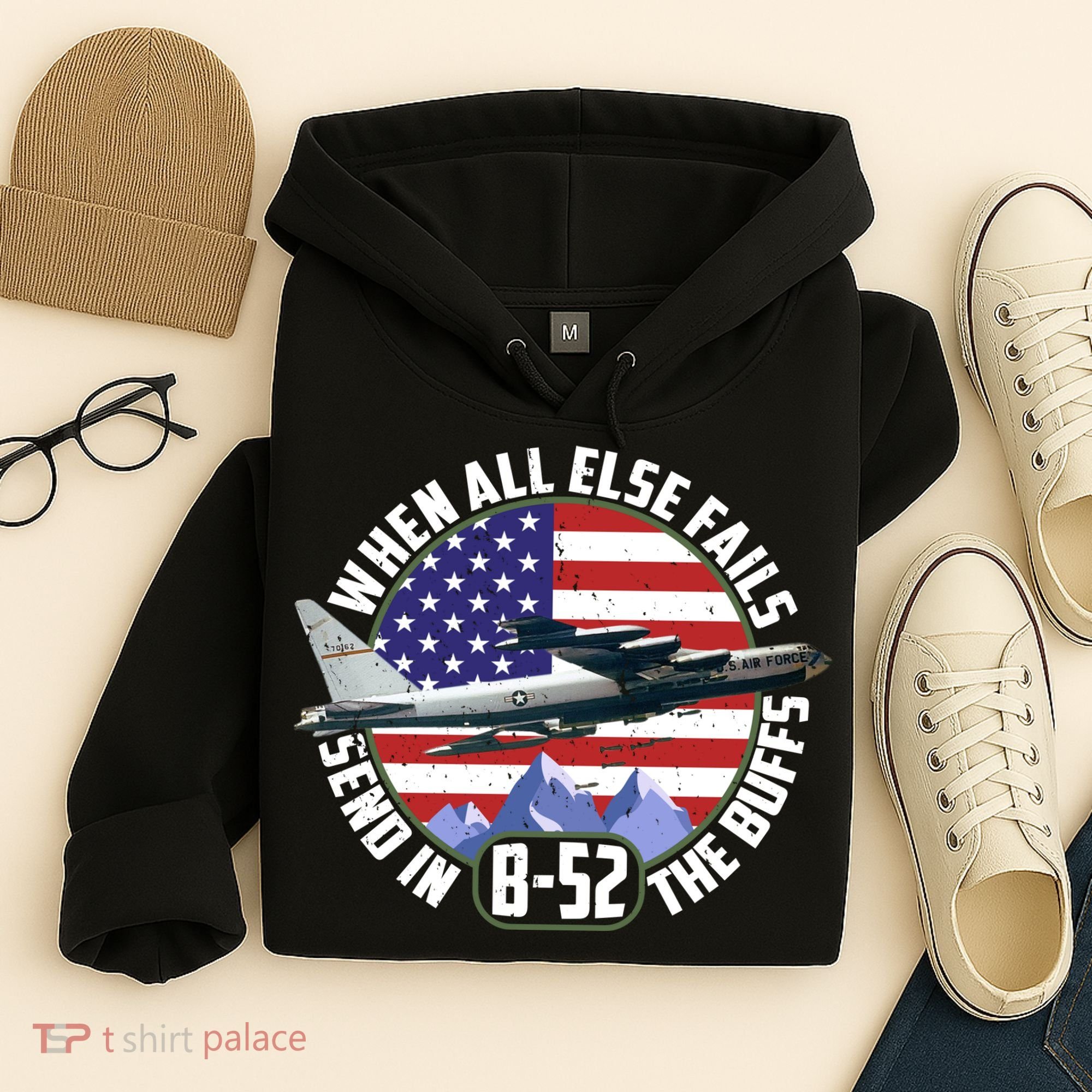 Send Buffs B-52 Stratofortress Bomber Hoodie
