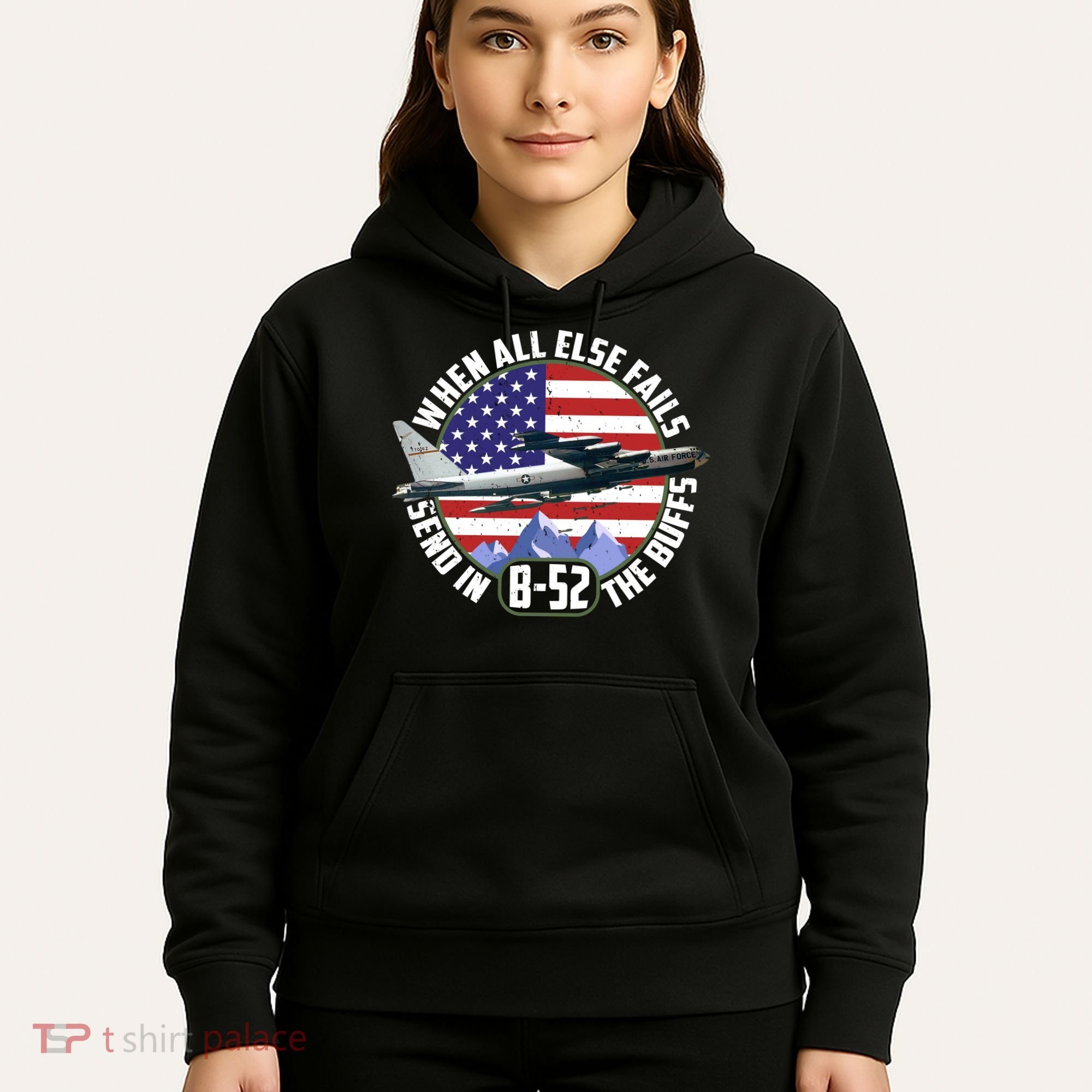 Send Buffs B-52 Stratofortress Bomber Hoodie