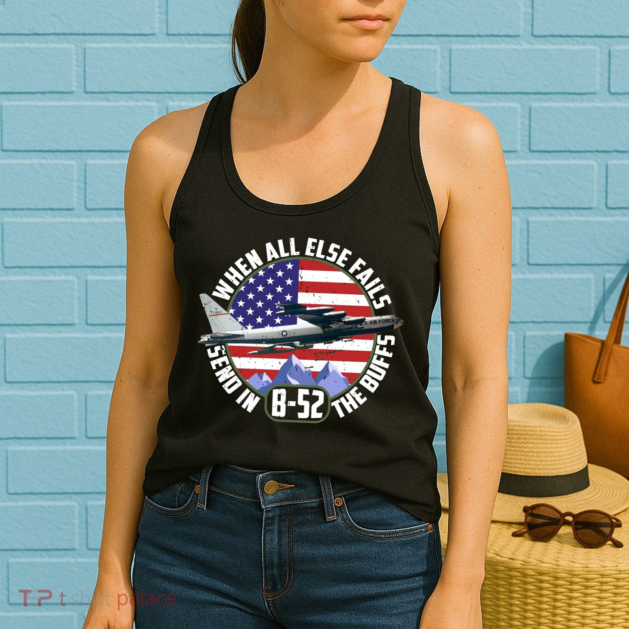 Send Buffs B-52 Stratofortress Bomber Women's Tank Top
