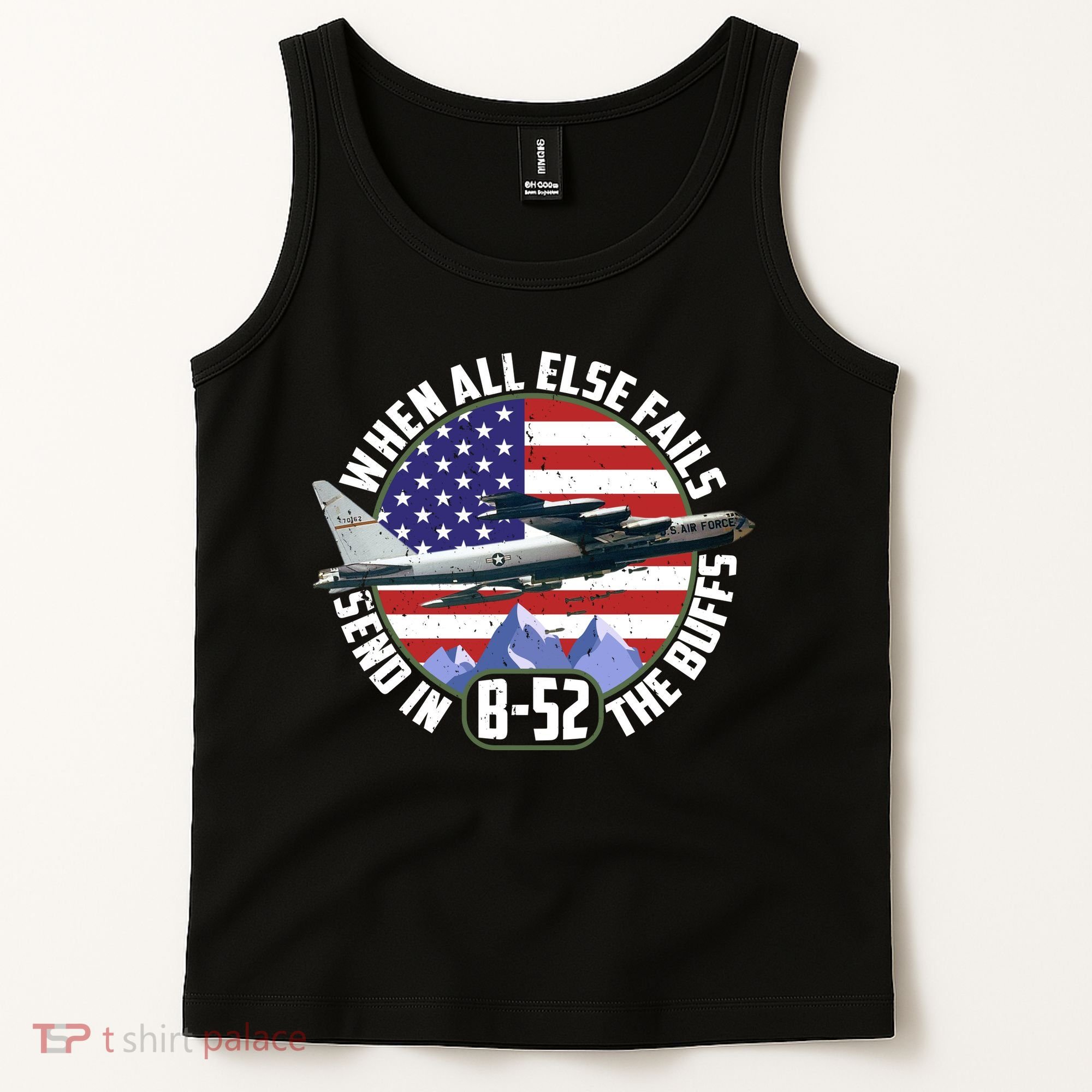 Send Buffs B-52 Stratofortress Bomber Tank Top