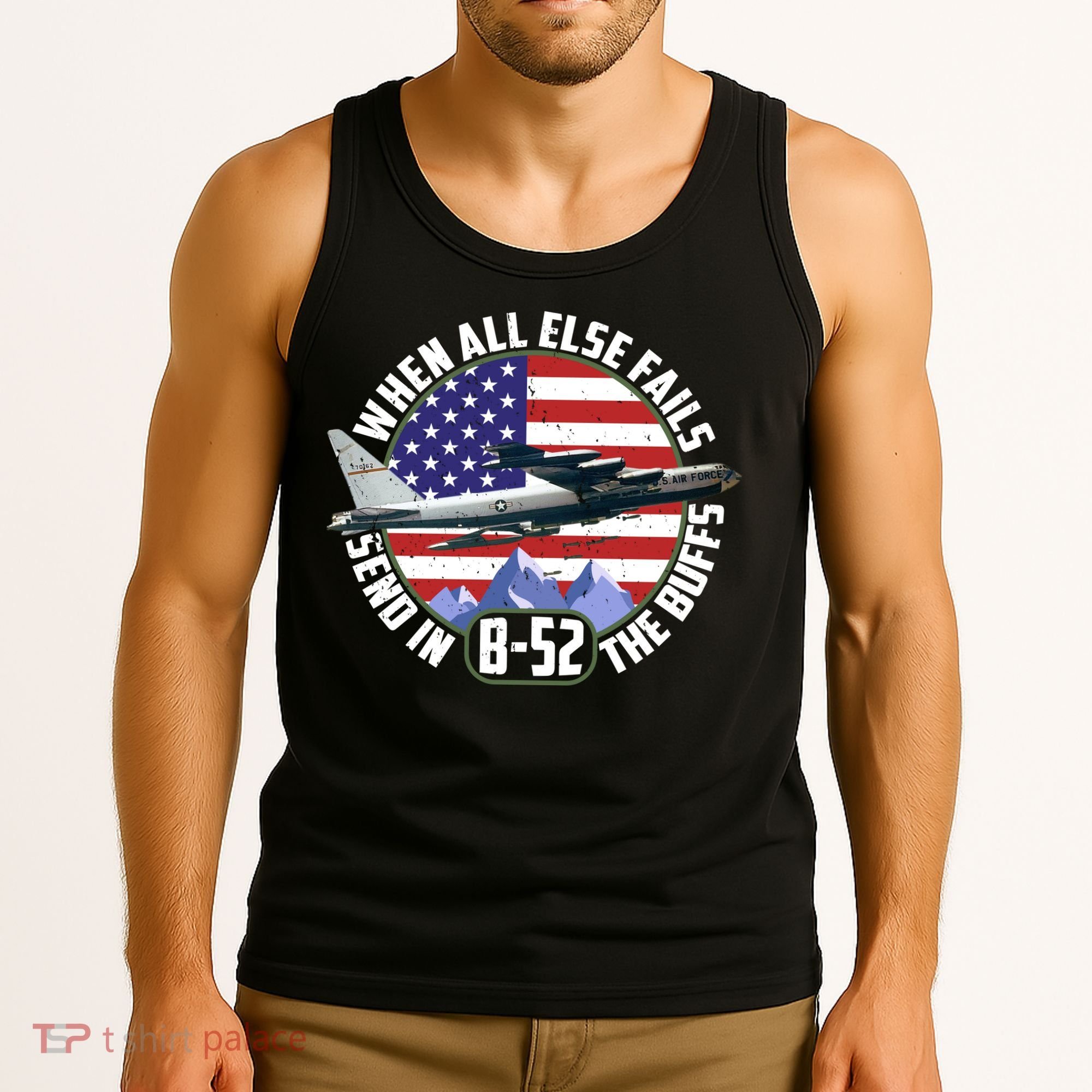 Send Buffs B-52 Stratofortress Bomber Tank Top