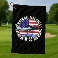 Send Buffs B-52 Stratofortress Bomber Golf Towel thumb 1
