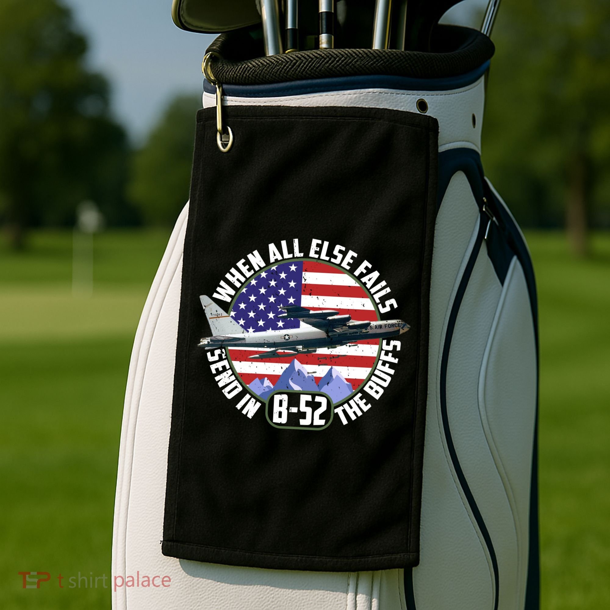 Send Buffs B-52 Stratofortress Bomber Golf Towel