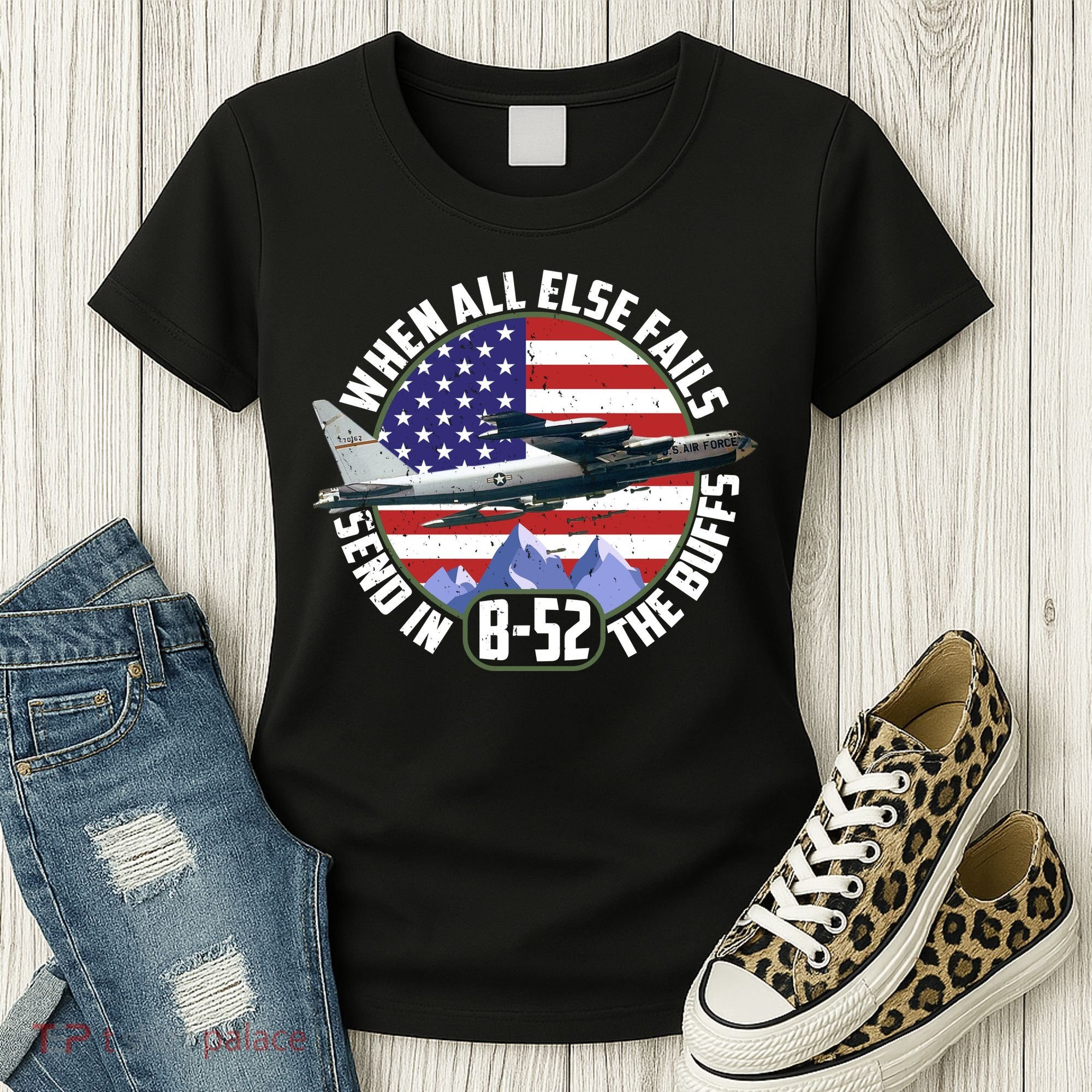 Send Buffs B-52 Stratofortress Bomber Women's T-Shirt