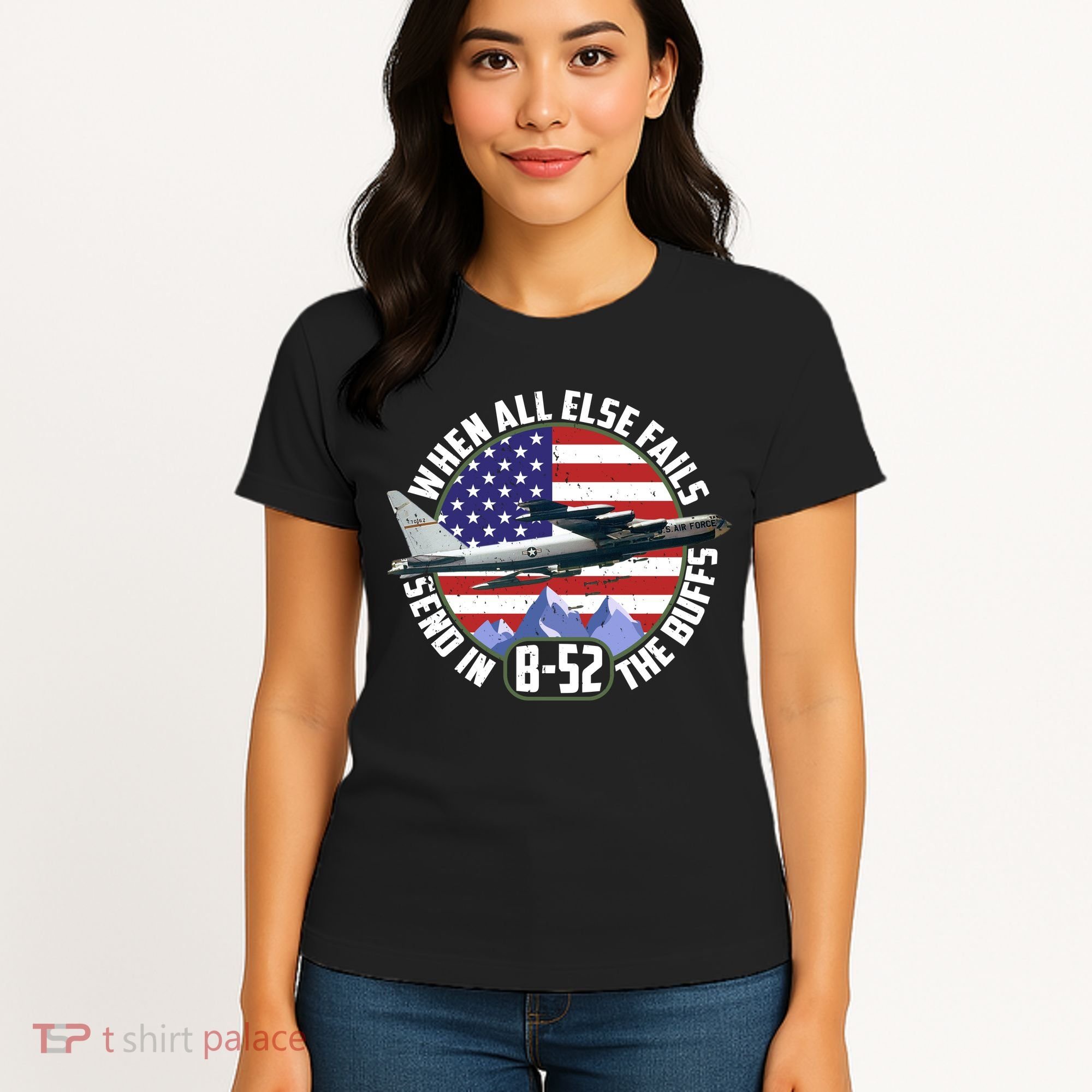 Send Buffs B-52 Stratofortress Bomber Women's T-Shirt