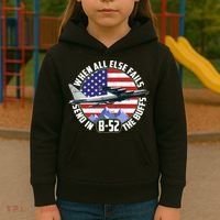 Send Buffs B-52 Stratofortress Bomber Kids Hoodie thumb 3