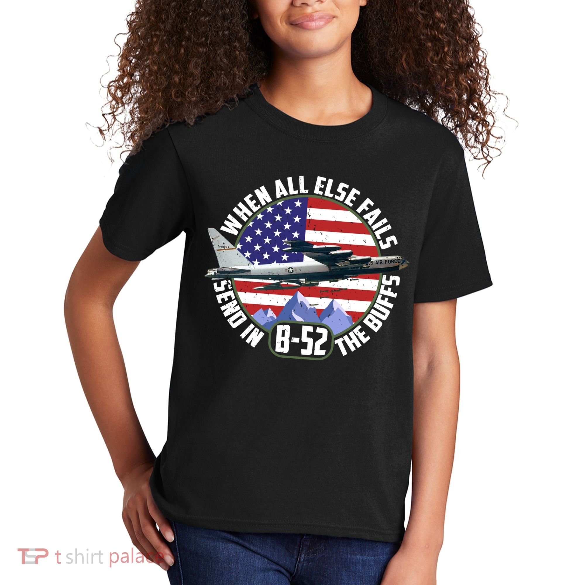 Send Buffs B-52 Stratofortress Bomber Kids T-Shirt