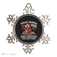 Soggy Beaver Bbq If ItS Not All Over Your Face Beaver Ornament thumb 0
