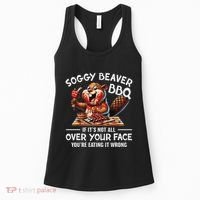 Soggy Beaver Bbq If ItS Not All Over Your Face Beaver Women's Tank Top thumb 0