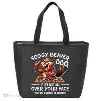 Soggy Beaver Bbq If ItS Not All Over Your Face Beaver Tote Bag thumb 0