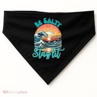 Summer Beach Be Salty Stay Lit Matthew 51314 USA-Made Doggie Bandana thumb 0