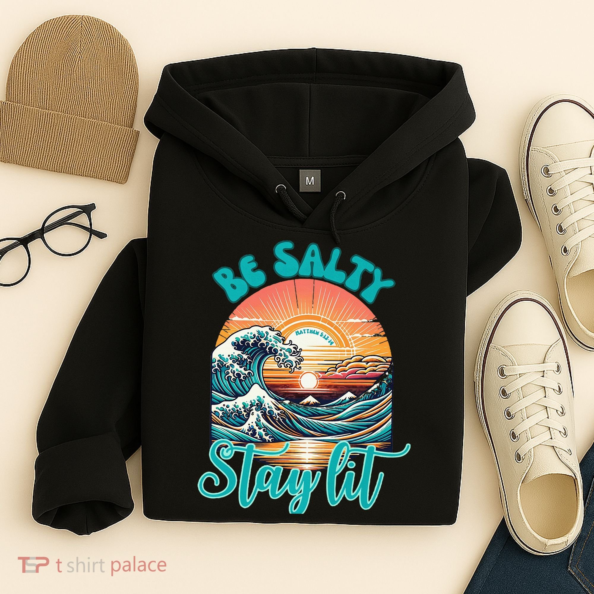 Summer Beach Be Salty Stay Lit Matthew 51314 Hoodie