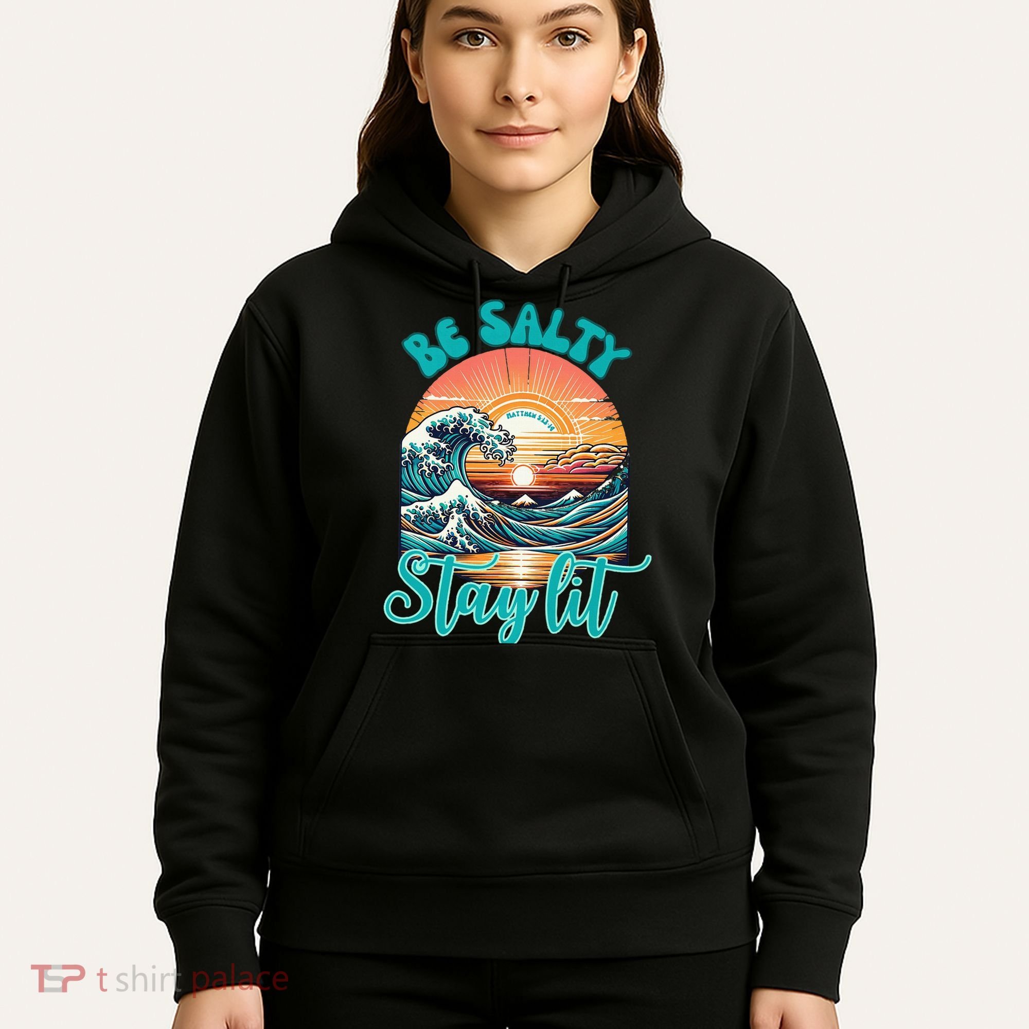 Summer Beach Be Salty Stay Lit Matthew 51314 Hoodie