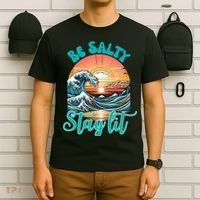 Summer Beach Be Salty Stay Lit Matthew 51314 T-Shirt thumb 6
