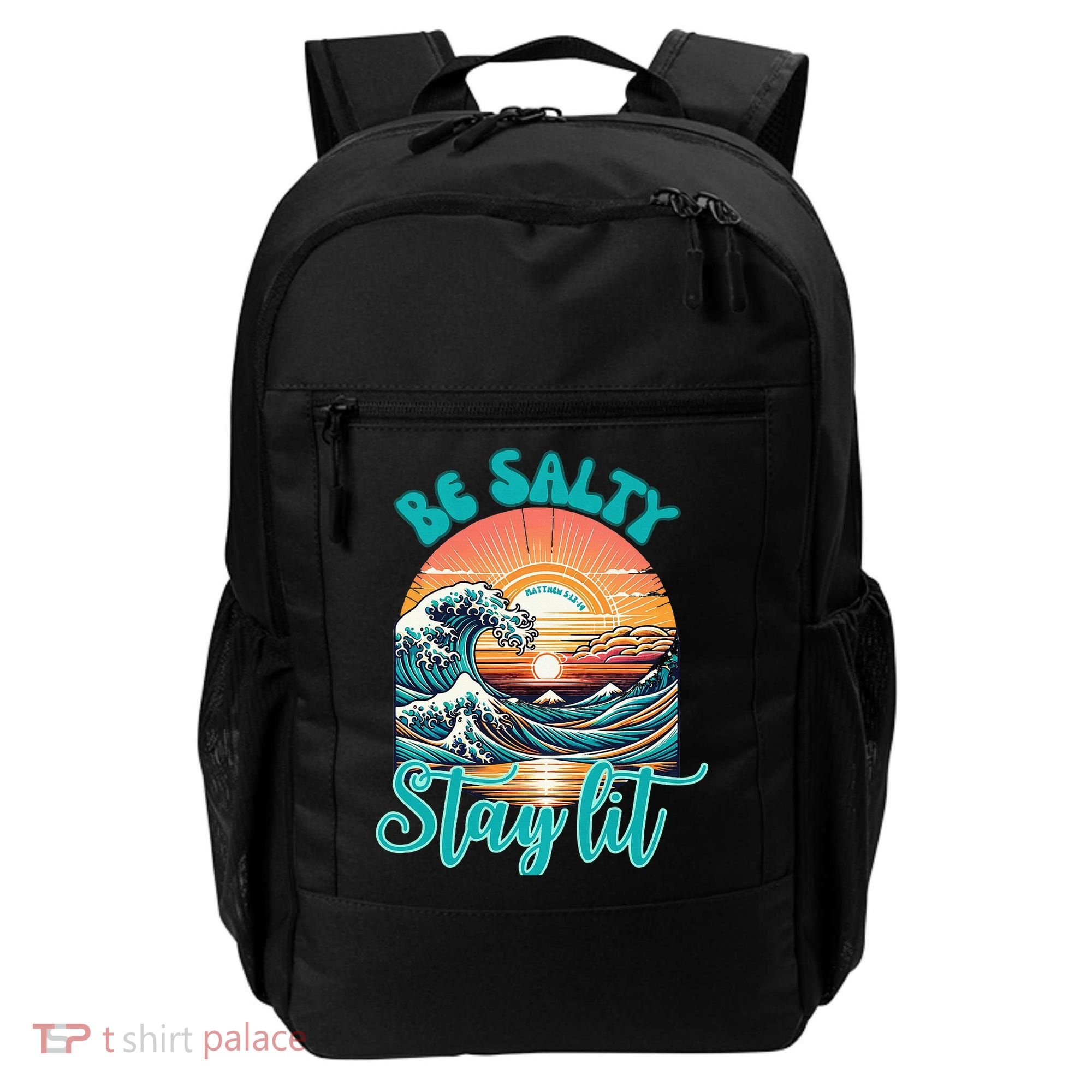 Summer Beach Be Salty Stay Lit Matthew 51314 Backpack