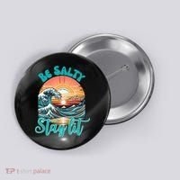 Summer Beach Be Salty Stay Lit Matthew 51314 Button thumb 0