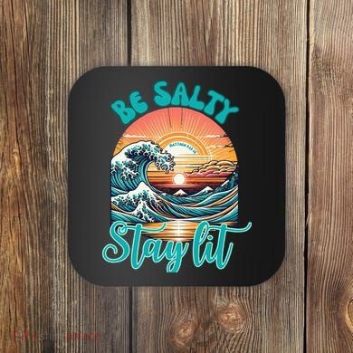 Summer Beach Be Salty Stay Lit Matthew 51314 Coaster