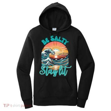 Summer Beach Be Salty Stay Lit Matthew 51314 Women's Hoodie