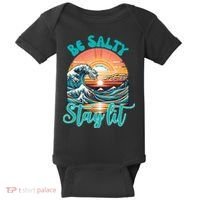 Summer Beach Be Salty Stay Lit Matthew 51314 Baby Bodysuit thumb 0