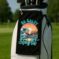 Summer Beach Be Salty Stay Lit Matthew 51314 Golf Towel thumb 2
