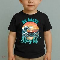 Summer Beach Be Salty Stay Lit Matthew 51314 Toddler T-Shirt thumb 2