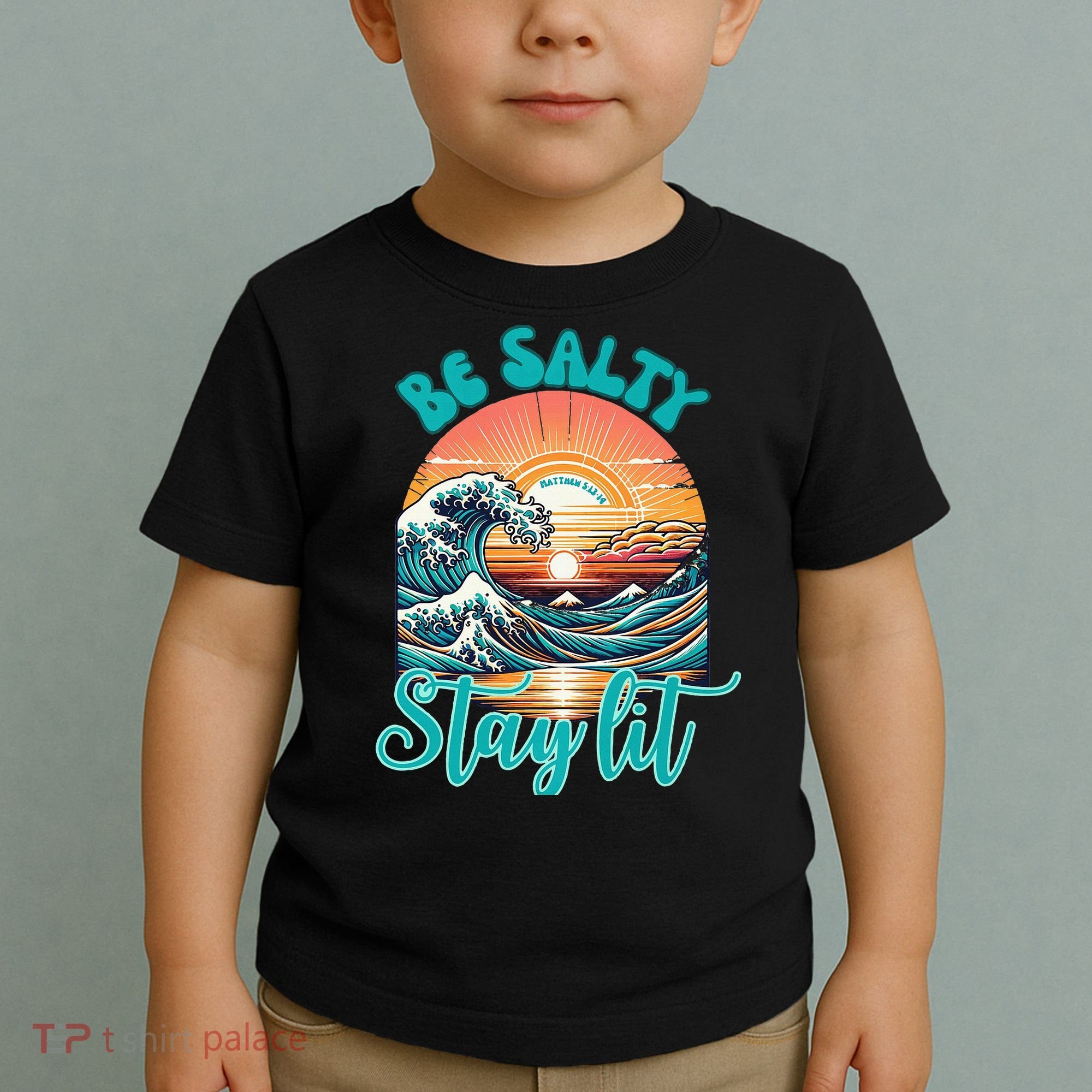 Summer Beach Be Salty Stay Lit Matthew 51314 Toddler T-Shirt