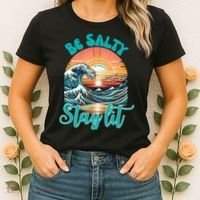 Summer Beach Be Salty Stay Lit Matthew 51314 Women's T-Shirt thumb 2