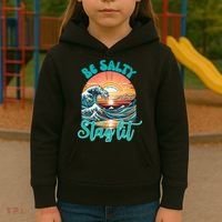 Summer Beach Be Salty Stay Lit Matthew 51314 Kids Hoodie thumb 3