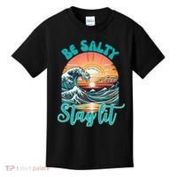 Summer Beach Be Salty Stay Lit Matthew 51314 Kids T-Shirt thumb 0