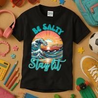 Summer Beach Be Salty Stay Lit Matthew 51314 Kids T-Shirt thumb 3