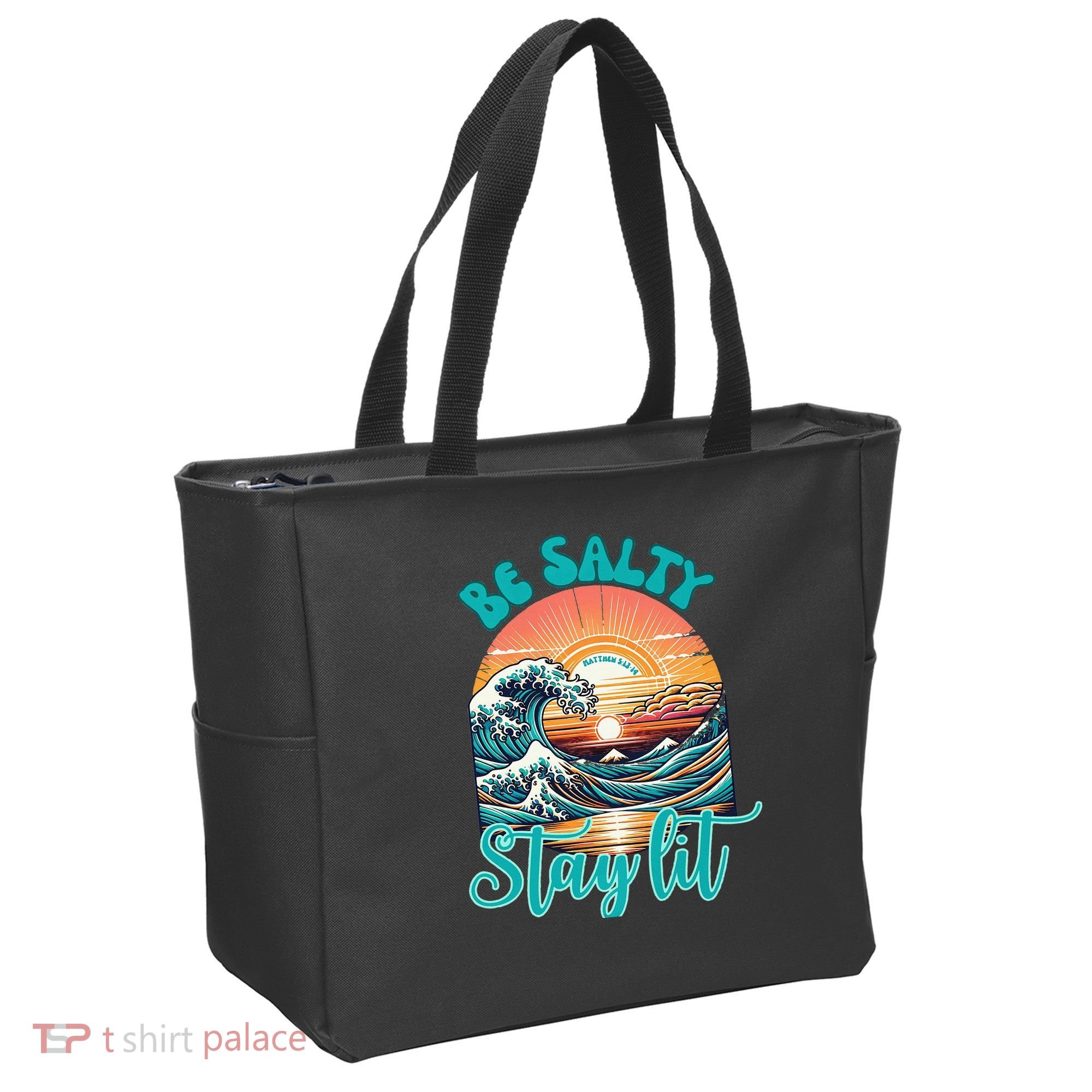 Summer Beach Be Salty Stay Lit Matthew 51314 Tote Bag